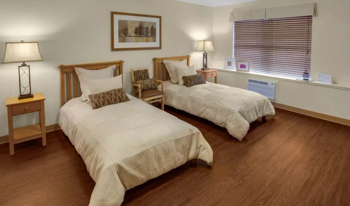 Chelsea Place Memory Care shared suite / bedroom