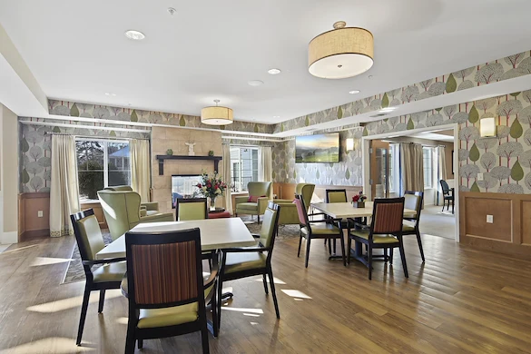 Dining area at the Waters on 50th