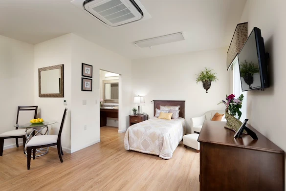 Pomeroy Living Rochester apartment bedroom