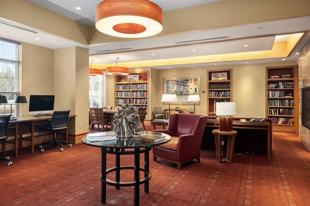 All Seasons West Bloomfield independent living in West Bloomfield, MI, library