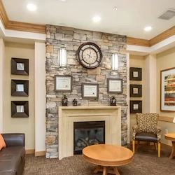 Chelsea Place Memory Care fireplace