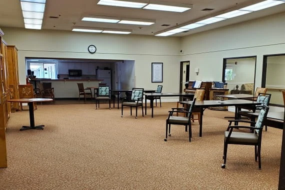 Avamere at Park Place senior living community offering assisted living and respite care in Tigard, OR, activities room