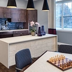 The Commons on Meridian Senior Living in Indianapolis, IN kitchen