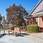 Assisted living, memory care, and respite care at Bethel Gardens in Powder Springs, GA, outdoor patio