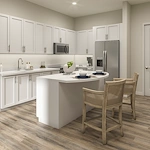 AVIVA Port St. Lucie West senior living community offering active adult living and independent living in Port St. Lucie, FL, apartment kitchen