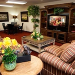 Liberty Heights Gracious Retirement Living Hawthorn Senior Independent Living in Rockwall, Texas living room