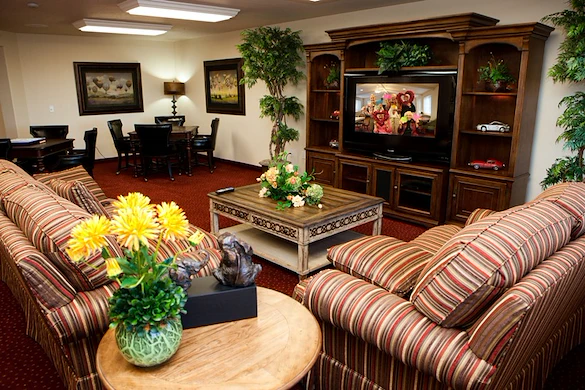 Liberty Heights Gracious Retirement Living Hawthorn Senior Independent Living in Rockwall, Texas living room