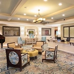 Senior living with spacious rooms for activities and events