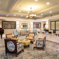 Senior living with spacious rooms for activities and events