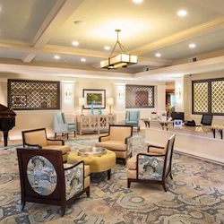 Senior living with spacious rooms for activities and events