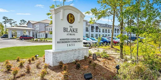 The Blake at Biloxi sign