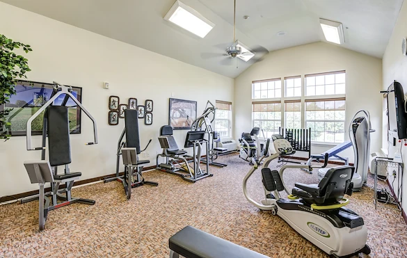 Salishan Gracious Retirement Living Hawthorn Senior Independent Living in Spring Hill, Florida gym fitness center