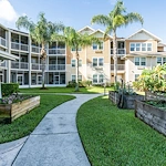Salishan Gracious Retirement Living Hawthorn Senior Independent Living in Spring Hill, Florida rear exterior walking paths