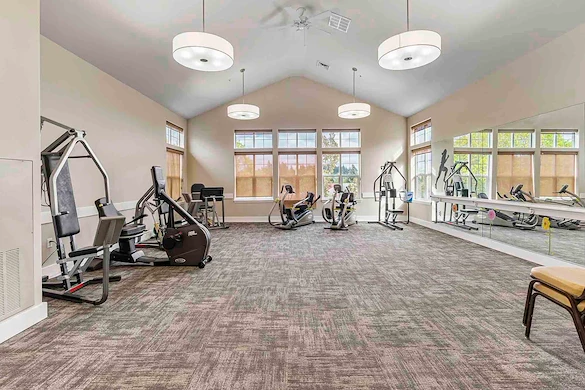 Glenmoore Gracious Retirement Living Hawthorn Senior Independent Living in Happy Valley, Oregon gym fitness center