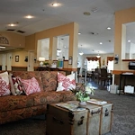 Independent living and assisted living at Beech Grove Meadows Assisted Living in Beech Grove, IN, community living room