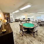 Camden Springs Gracious Retirement Living Hawthorn Senior Independent Living in Elk Grove, California game room