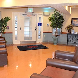Rosewalk at Lutherwoods Assisted Senior Living in Indianapolis, IN front interior entrance