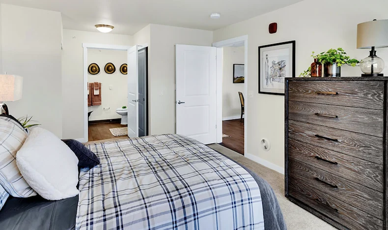Riverwalk Estates Gracious Retirement Living Hawthorn Senior Independent Living in Kennewick, Washington AI-generated bedroom