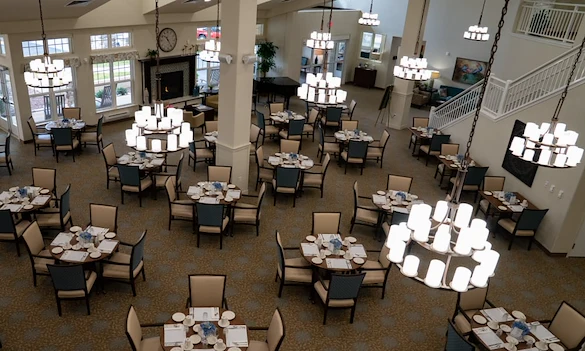 Wilshire Estates Gracious Retirement Living, independent living in Silver Spring, MD, dining room