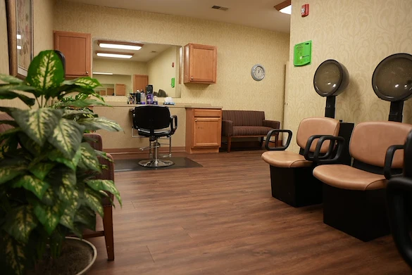 Allisonville Meadows Assisted Living offering assisted living, memory care, and respite care in Fishers, IN, beauty salon