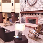 Ascension Living Via Christi Village Georgetown Senior Independent Living in Wichita, Kansas fireplace