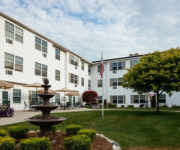 Mercy Village outdoor space