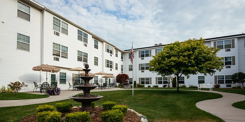 Mercy Village outdoor space