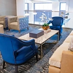 Watermere at the Preserve senior living community offering active adult living and independent living in North Richland Hills, TX, community lounging area that is great for relaxing or socializing