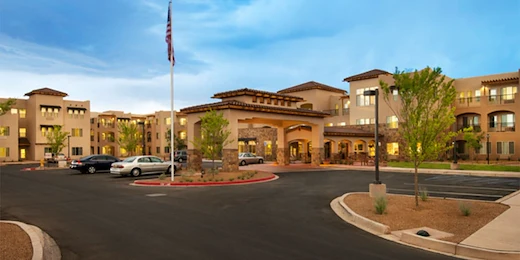 The Rio Grande Gracious Retirement Living Hawthorn Senior Independent Living in Rio Rancho front exterior