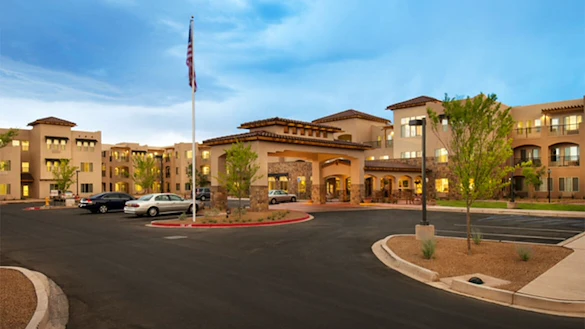 The Rio Grande Gracious Retirement Living Hawthorn Senior Independent Living in Rio Rancho front exterior