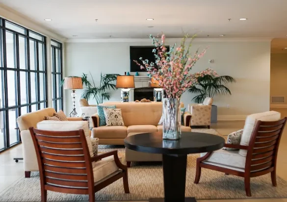 Dining/lounge area at The Blake at Township