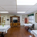 Pruitthealth Skilled Nursing & Rehabilitation Center Senior Care in Dillon, South Carolina front exterior dining room