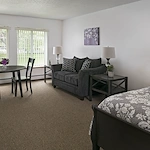 American House Dearborn Heights, senior living community offering independent living and respite care in Dearborn Heights, MI, studio apartment