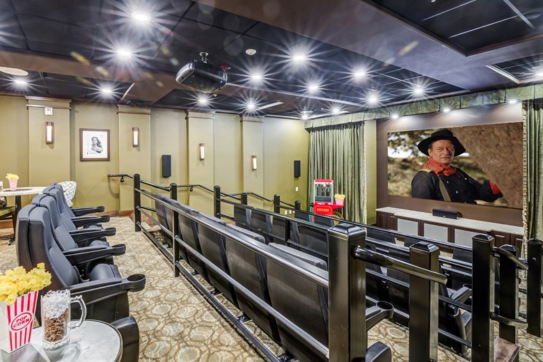 Hessler Heights Gracious Retirement Living Hawthorn Senior Independent Living in Leesburg, Virginia movie theater