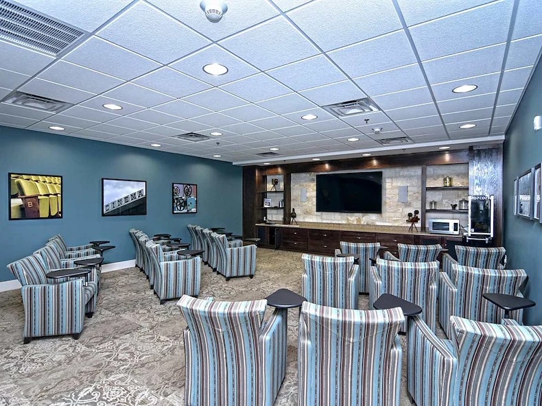 Élan Westpointe theater and media room