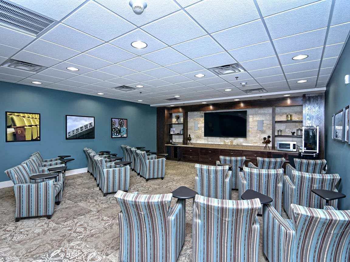 Élan Westpointe theater and media room