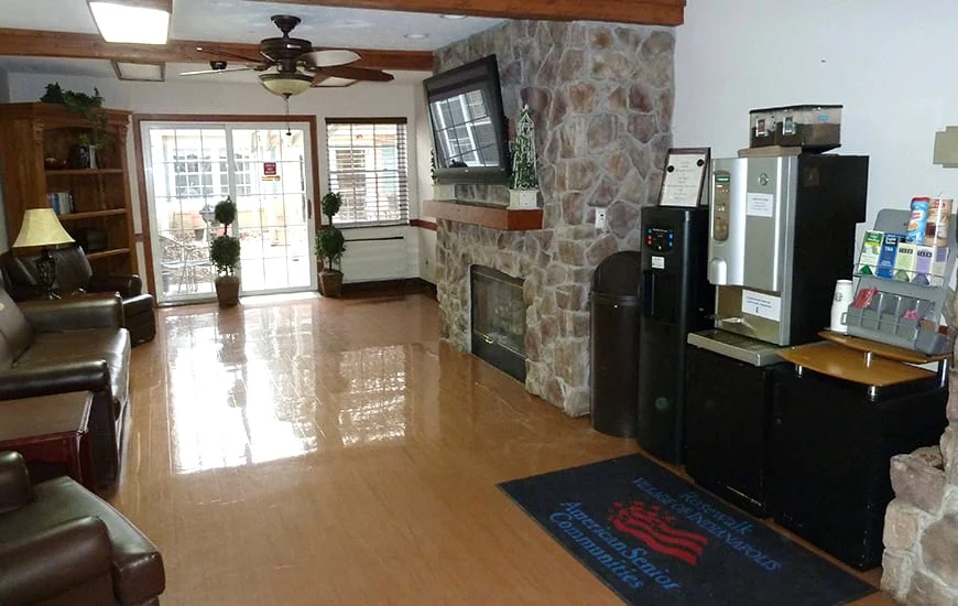 Rosewalk at Lutherwoods Assisted Senior Living in Indianapolis, IN community room