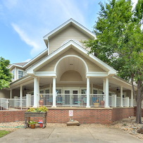 Wraparound porch that overlooks Griffith Park and the OCU sports field