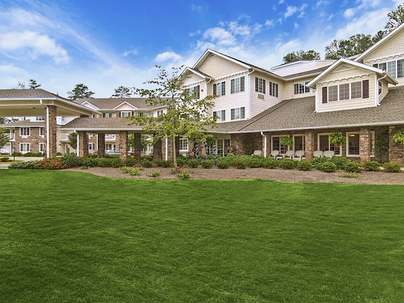 Independent living at Laurel Grove by Barclay House in Lawrenceville, GA, front exterioror of community
