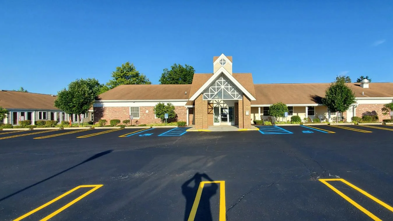 Villa Marie in Livonia, Michigan, front entrance