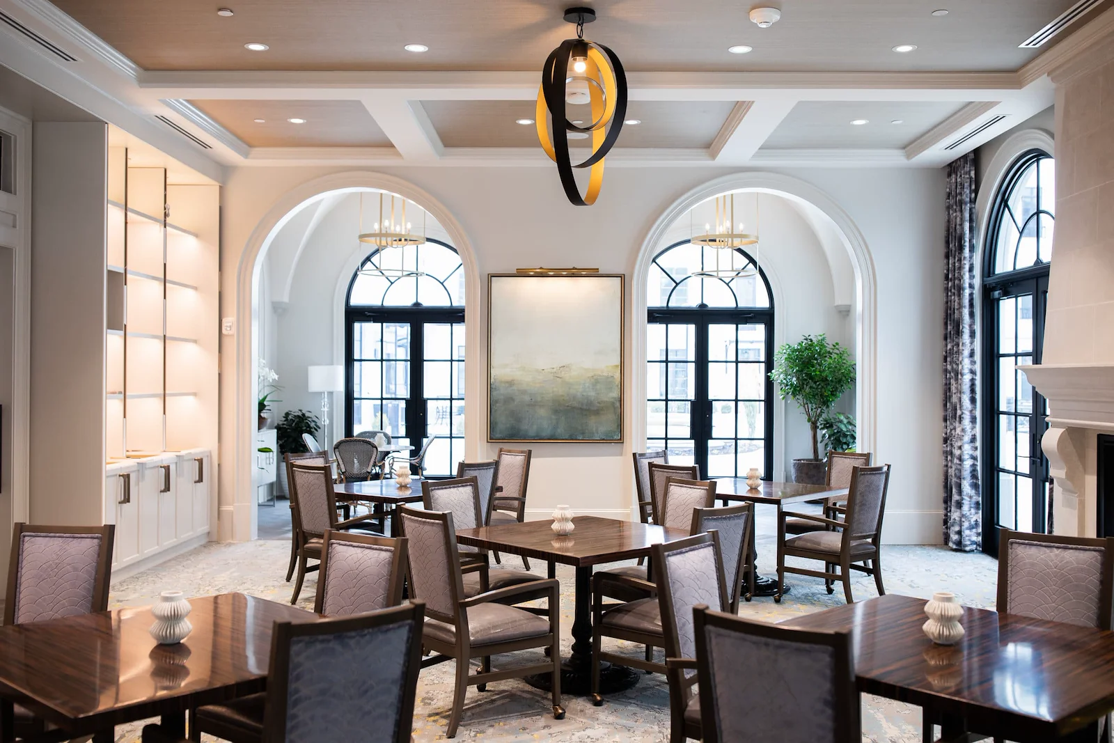 Corso Atlanta senior living community offering independent living, assisted living, memory care, and respite care in Atlanta, GA, dining room