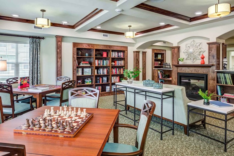 Williams Place Gracious Retirement Living Hawthorn Senior Independent Living in Davidson, North Carolina living room
