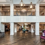 The Commons on Meridian Senior Living in Indianapolis, IN interior entrance