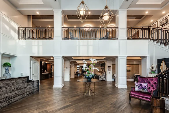 The Commons on Meridian Senior Living in Indianapolis, IN interior entrance