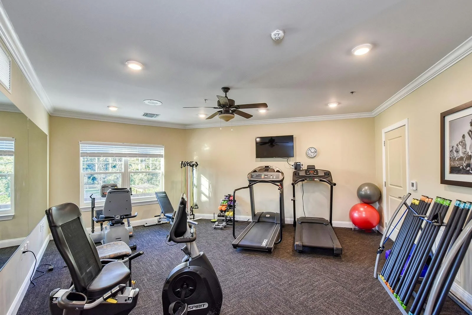 Anthem Lakes, senior living community offering independent living, assisted living, and memory care in Jacksonville, FL, fitness room