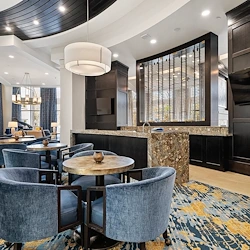 Westhill Newnan Crossing senior living community offering assisted living and memory care in Newnan, GA, grand dining room