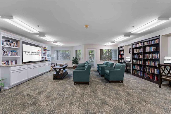 Parkrose Chateau Gracious Retirement Living Hawthorn Senior Independent Living in Portland, Oregon media room