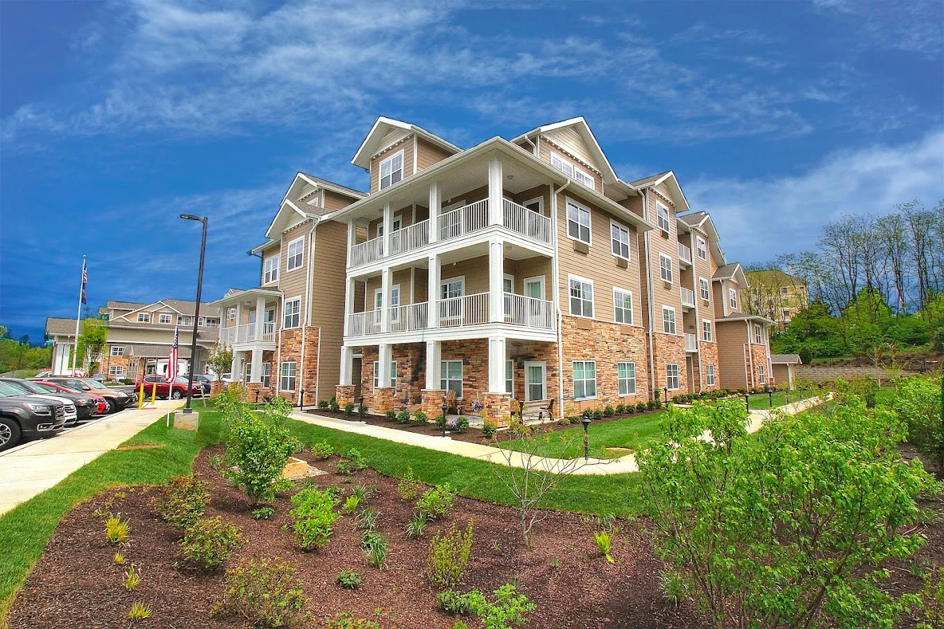 Ivy Creek Gracious Retirement Living Hawthorn Senior independent Living in Glen Mills, Pennsylvania front exterior