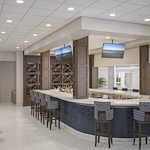 AVIVA Port St. Lucie West senior living community offering active adult living and independent living in Port St. Lucie, FL, bar