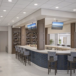 AVIVA Port St. Lucie West senior living community offering active adult living and independent living in Port St. Lucie, FL, bar